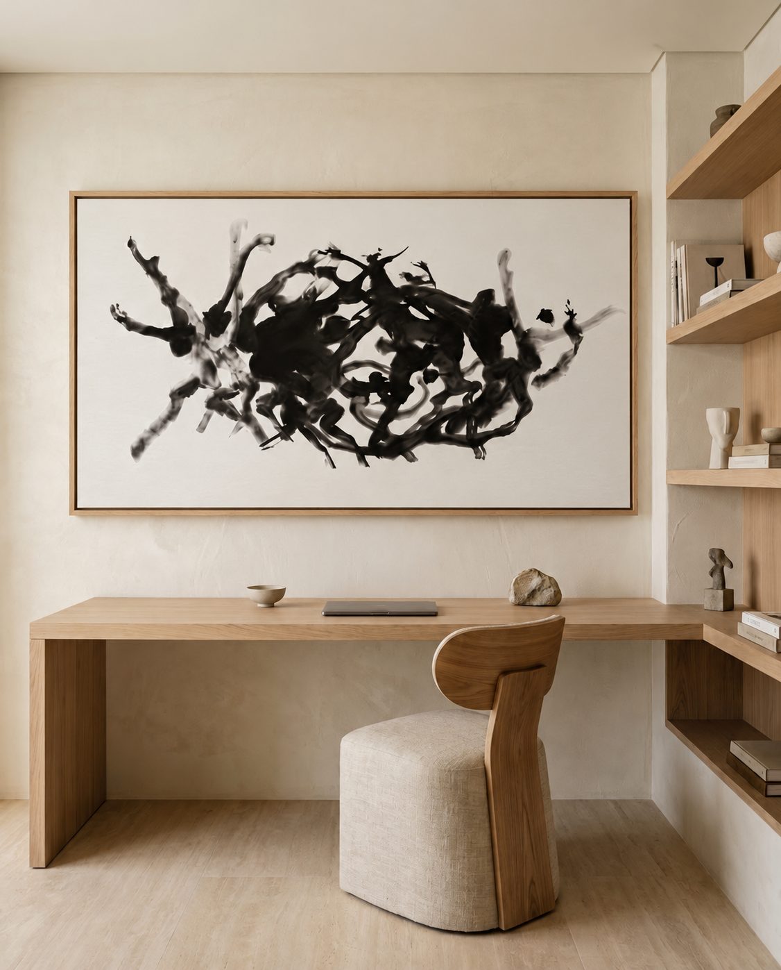Black Bloom shown in an interior